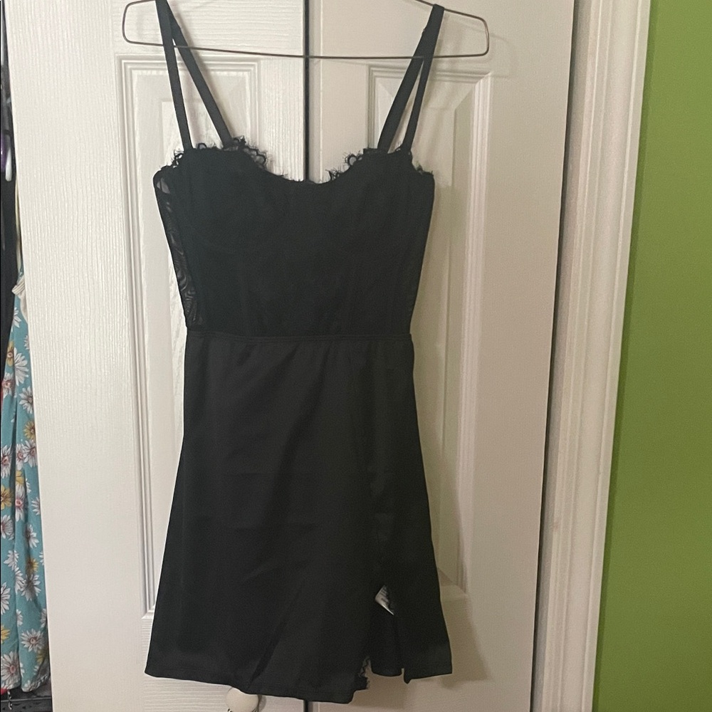 Princess Polly Black Lace Dress
